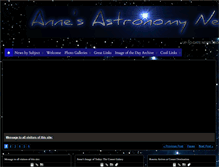 Tablet Screenshot of annesastronomynews.com